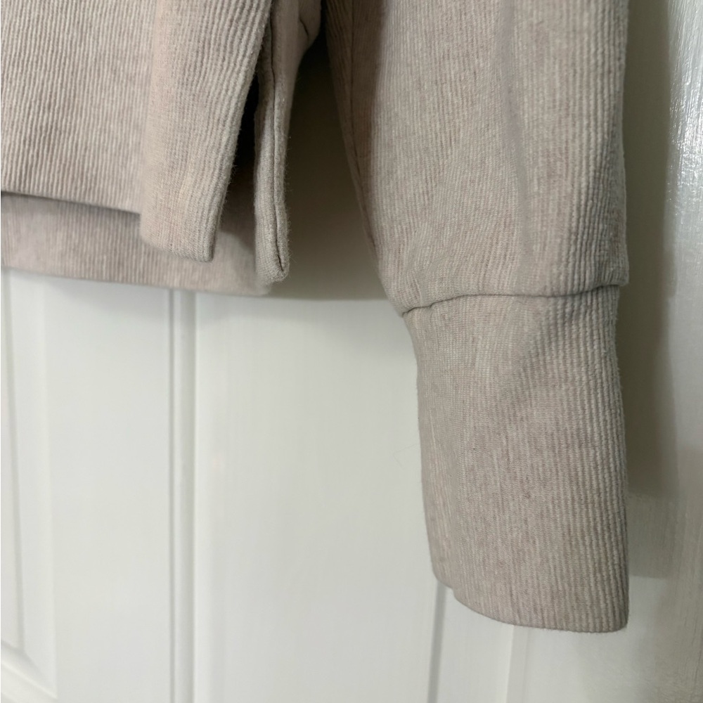 La Verde Beige Half-Zip Pullover - image 4